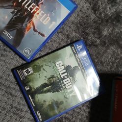2 Ps4 games Call of duty / Battlefield