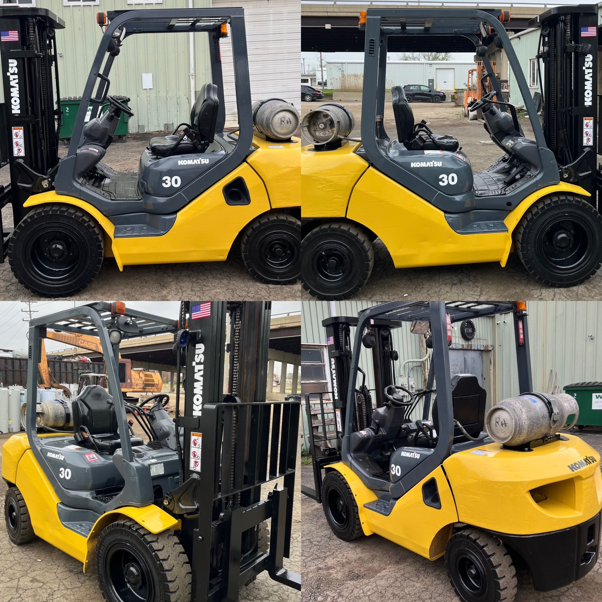 Komatsu FG30HT-16 (2011) Pneumatic Tire Forklift!!