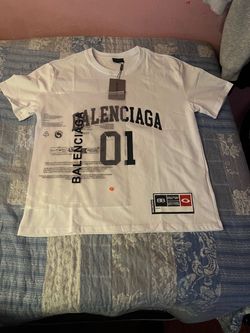 Balenciaga Graphic T-Shirt White with Tags