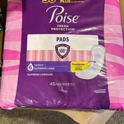 Poise pads - Ultimate Long  -5 Pkgs