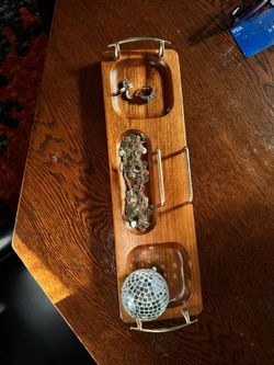 Wood Jewelry Holder - Danish Style / MCM