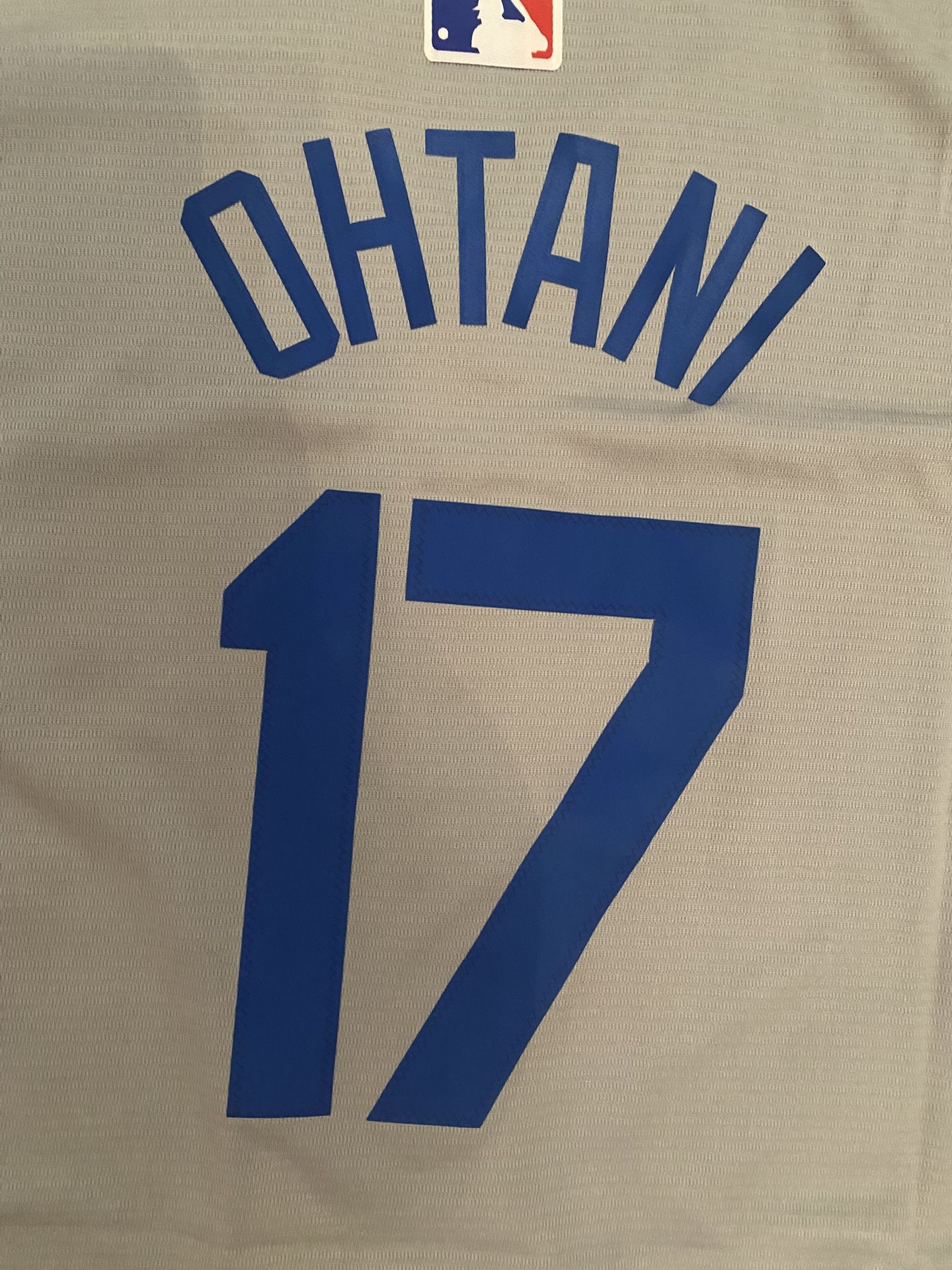 Grey Los Angeles Dodgers Shohei Ohtani Jersey Vinyl Patch with