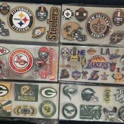 Football Teams Uv Dtf Stickers For 16oz Libbey Glass Can