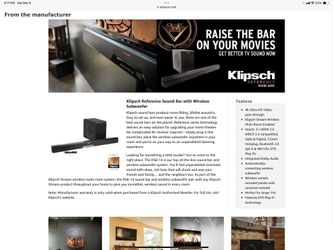 Klipsch RSB-14 Surround With Subwoofer