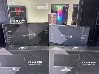 Gaming Monitors - 32” 4K 144Hz MINI-LED & 27” 2K 165Hz MINI LED