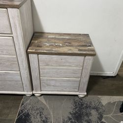 Ashley Willowton 2 Night stands and  Dresser with mirror.