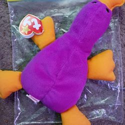 Ty Beanie Baby Patti the Platypus 1993 Retired RARE, PVC Pellets w/ Errors $200 OBO