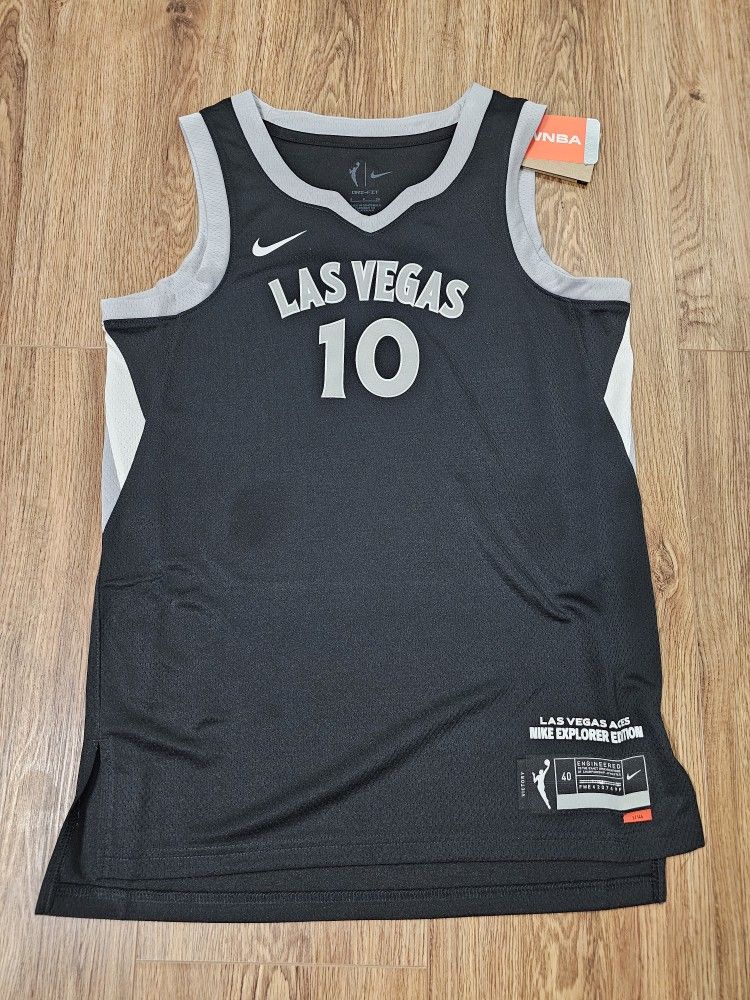 New Kelsey Plum Nike Las Vegas Aces Explorer Edition WNBA Jersey Womens Small