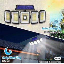 Solar sensor wall light