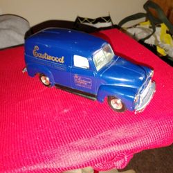 Vintage ERTL 1951 GMC Panel Eastwood Delivery Truck Coin Bank Diecast 1:25 Scale 