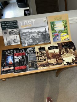 Nine Vintage And Modern Books Relating To Seattle