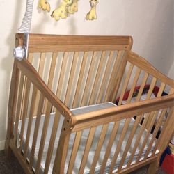 4 In 1 Wooden Crib Mini Crib 
