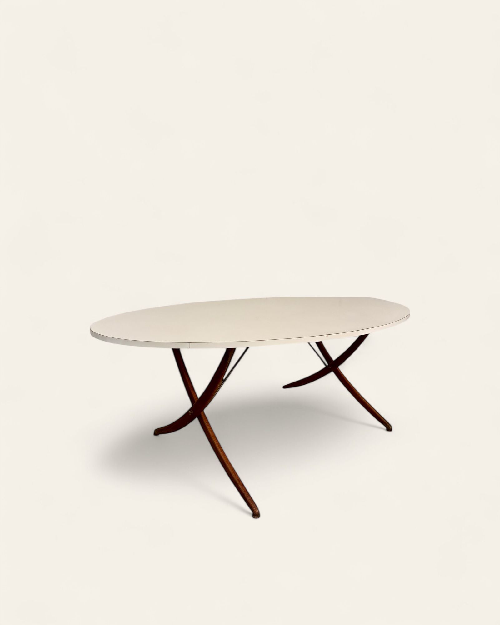Unique Vintage MCM 1960s Dining Table in the Style of Hans Wegner
