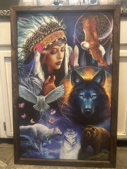Framed art Native