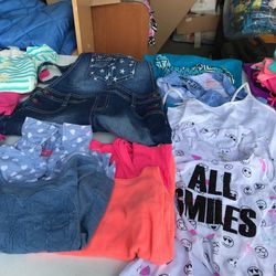 Girls Jean Overall Shorts And Tops