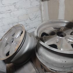 Porsche Part's  15x7 Pair Of  Original Fuchs Wheels  