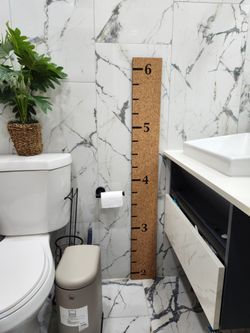 Wooden Ruler Growth Chart for Kids, Boys and Girls - Height Chart & Height Measurement for Wall - Kids Wall Decor and Room Hanging Wall Decor