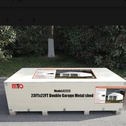 Double Garage Metal Building 