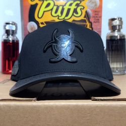 Black Biohazard Logo Hat