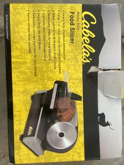 Cabela’s Heavy Duty Food Slicer – Like New – $50