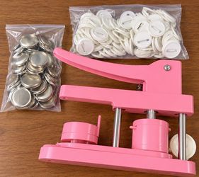 Pin Button Maker Press Kit with Supplies