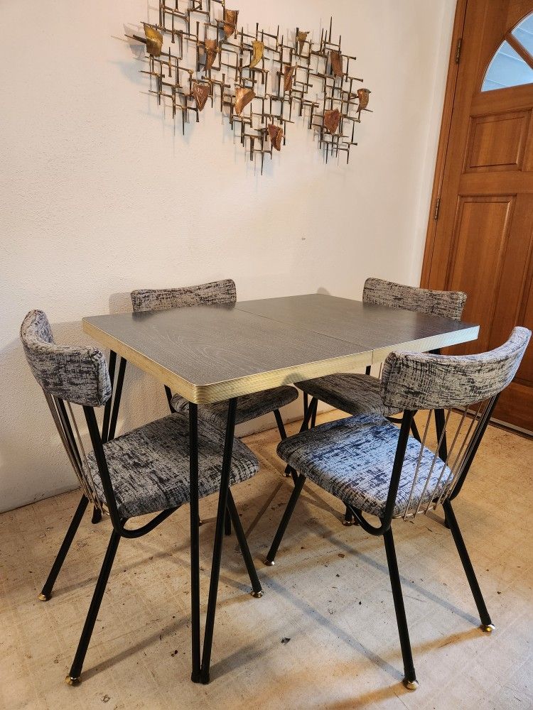 Compact Mid Century Dining Set