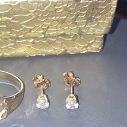 REAL DIAMOND EARINGS  