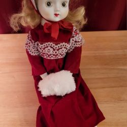 Vintage Bisque Porcelain Hand Painted Doll