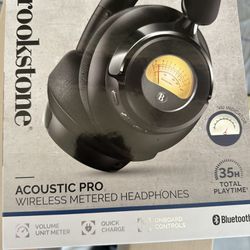 Brookstone Acoustic Pro Headphones