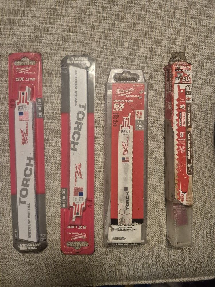Milwaukee Sawzall Blades