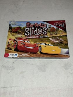 Disney Cars Surprise Slides Race Board Game In Excellent New Condition (Is Complete Nothing Missing)