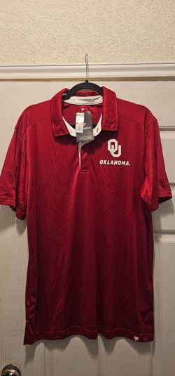 Fanatics OU Dri Fit Polo Men's L Polo Shirt - New w Tags