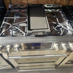 GAS STOVE  H 5 BURNERS  STAINLESS STEEL 