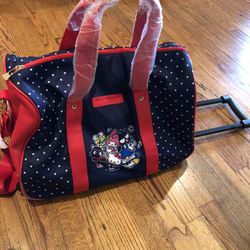 Hello Kitty And Friends Duffle Roller Bag 