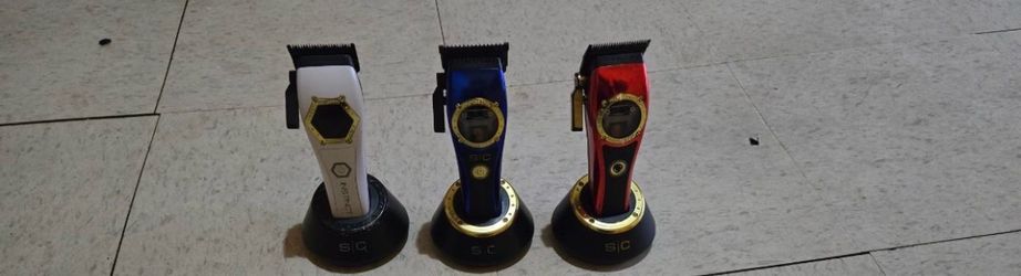 StyleCraft S|C Professional Hair Clippers Set of 3
