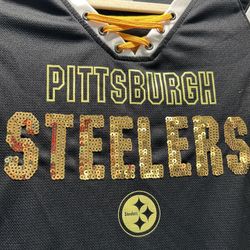 STEELERS Ladies Sequined Top Reduced