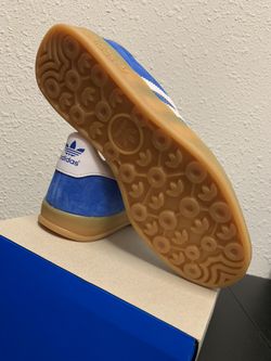 adidas gazelle silver green womens adidas Originals Gazelle Indoor "Blue Bird Gum" Shoes