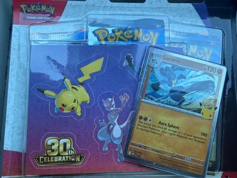 Pokemon 30th anniversary tech sticker collection set