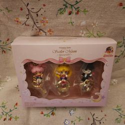 Bandai Sailor Moon 20th Twinkle Dolly Mini Figure Key Chain Special Set of 3