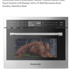 Gasland 24 Inch Built in microwave oven, Microwave and Convection Oven Combination, 1000W, 11 Levels