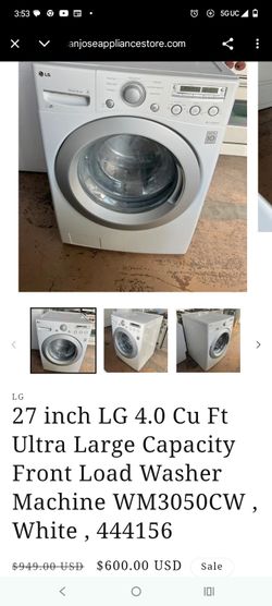 LG Washer & LG Lavadora