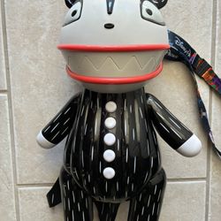 Used Disneyland The Nightmare Before Christmas Scary Teddy Popcorn Bucket Used 2024 Glow In The Dark