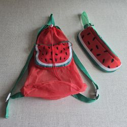 SUN SQUAD Mesh Backpack And Matching Fanny Pack