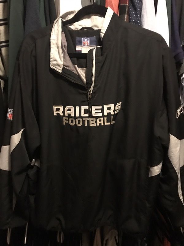 Oakland raiders windbreaker