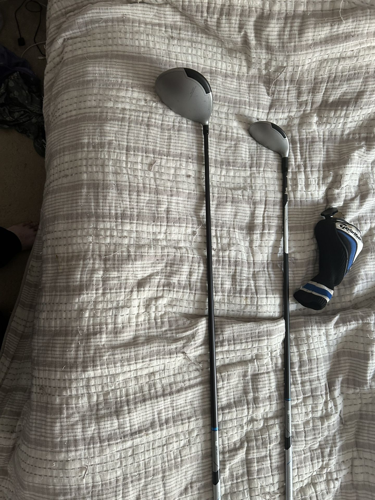 Taylormade Driver And Three Hybrid