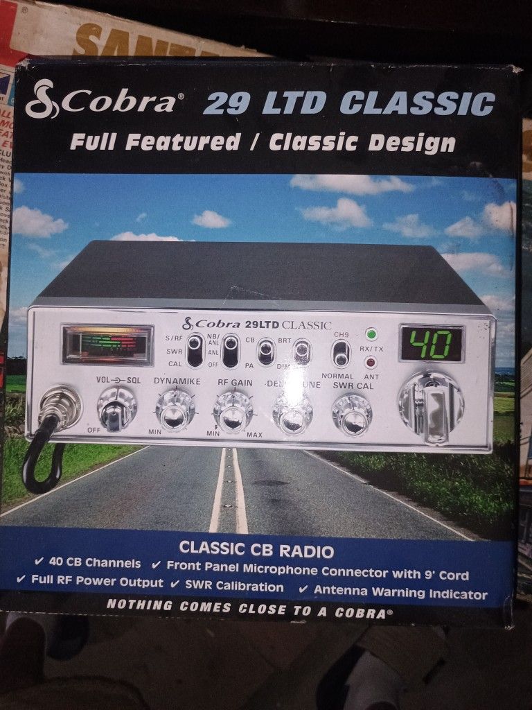 Cobra Electronics CB Radio with AM/FM and Nightwatch Illumination