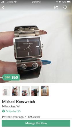 Micheal Kors bracelet watch