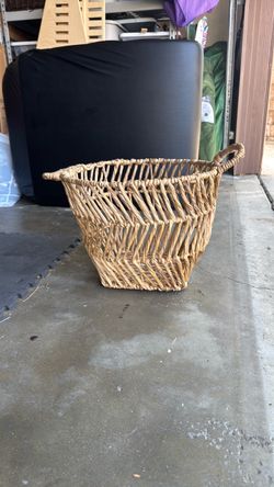 Large woven basket