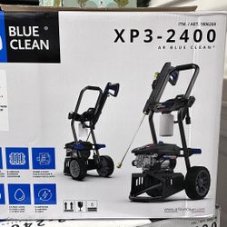 A Blue Clean Electric Pressure Washer 2400 PSI, 1.16 GPM retail $200
