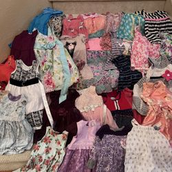 5-6 yr Girls Clothes Lot | 70 items